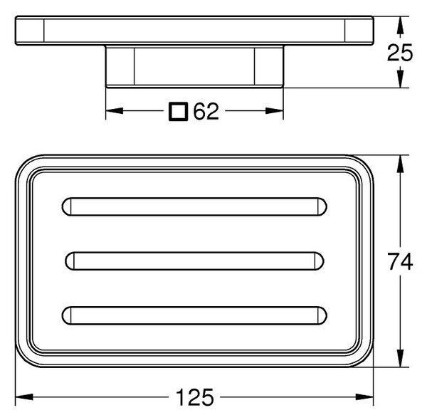 Grohe Selection Cube săpunieră stativ alb 40806000