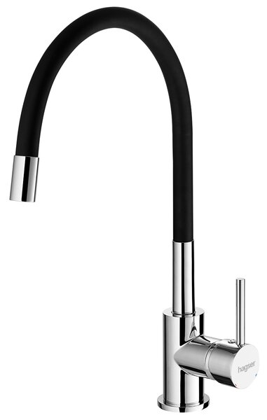 Hagser Emma baterie bucătărie pe picior crom-negru HGR30000035
