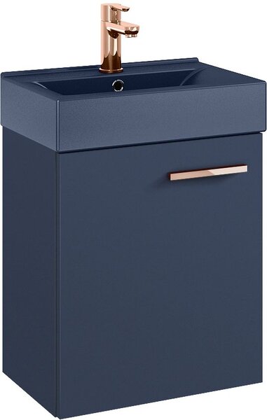 Elita Tiny lavoar cu dulap 45 cm albastru RE020450157030