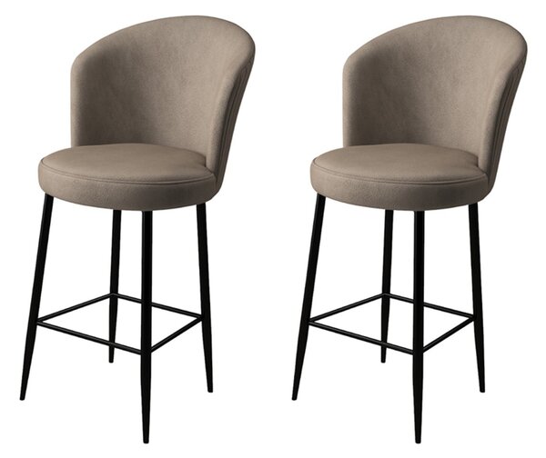 Set 2 buc. scaune bar Fornetto (cappuccino + negru). 1121656