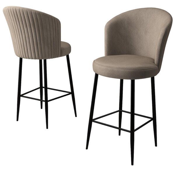 Set 2 buc. scaune bar Fornetto (cappuccino + negru). 1121656