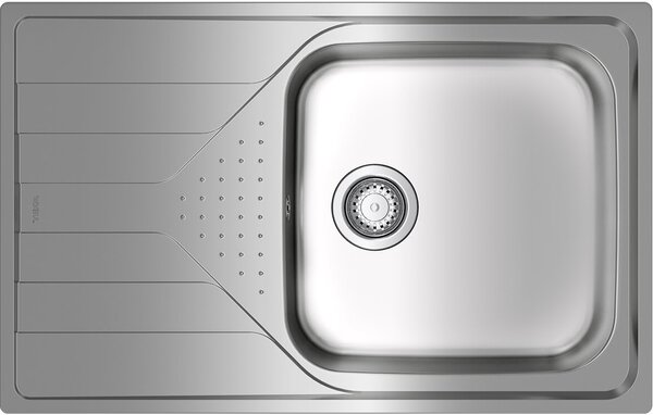 Teka Universe chiuveta din oțel cu sifon 79x50 cm oţel 115110030