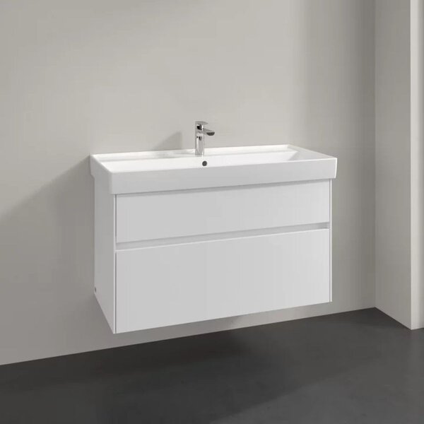 Villeroy & Boch Collaro dulap 95.4x44.4x54.6 cm sub chiuveta pe perete alb C01100DH