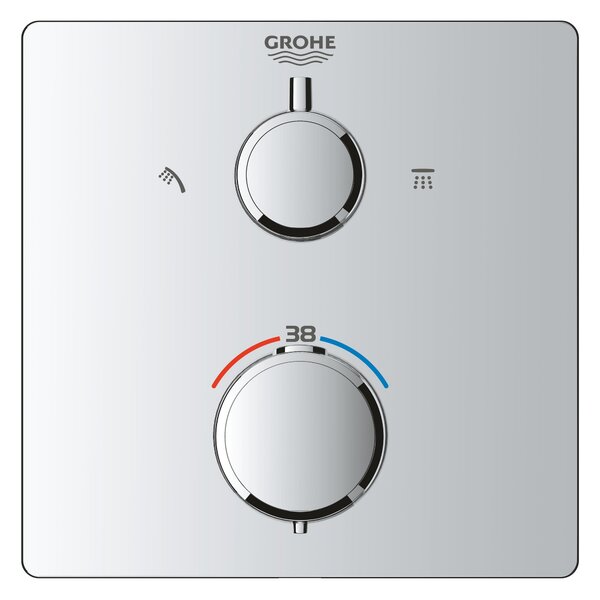 Grohe Vitalio Start set de duș ascuns cu termostat cu duș de ploaie crom 34881000
