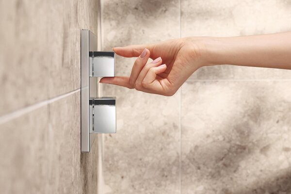 Grohe Precision Cube set de duș ascuns cu termostat cu duș de ploaie crom 34879000