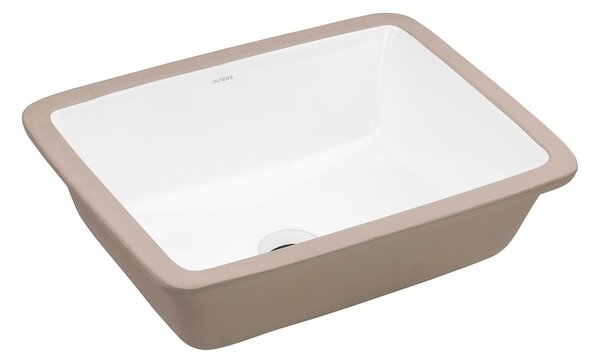 Oltens Drammen lavoar 48x36.5 cm dreptunghiular sub blat alb luciu 40106000