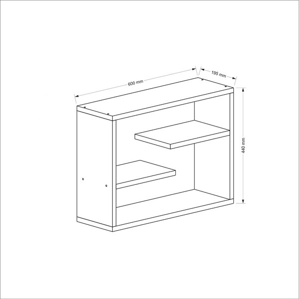 Raft de perete Tintiro (safir). 1127745