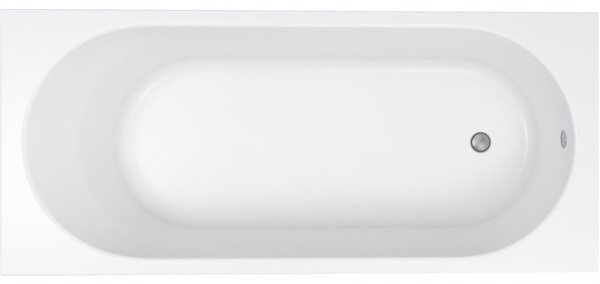 Oltens Lykke cada dreptunghiulară 150x70 cm alb 10009000