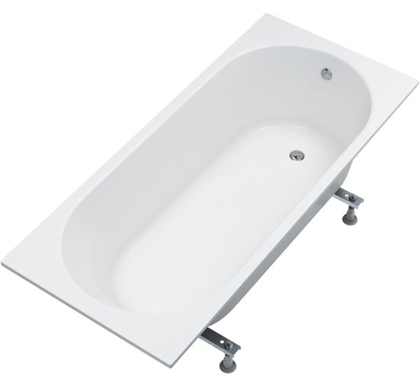 Oltens Lykke cada dreptunghiulară 150x70 cm alb 10009000