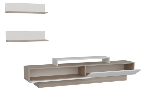 Comoda TV Lusi Alb 180x40x31 cm