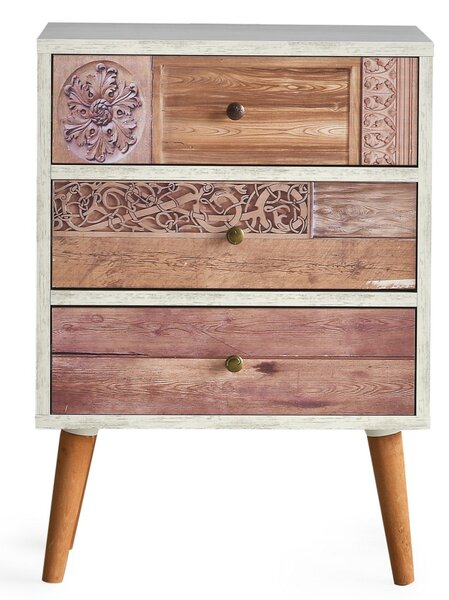 Consola Liza Alb 50x68x35 cm