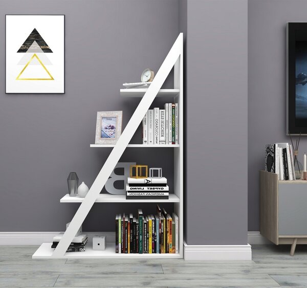 Biblioteca Arven Alb 100x150x29.5 cm