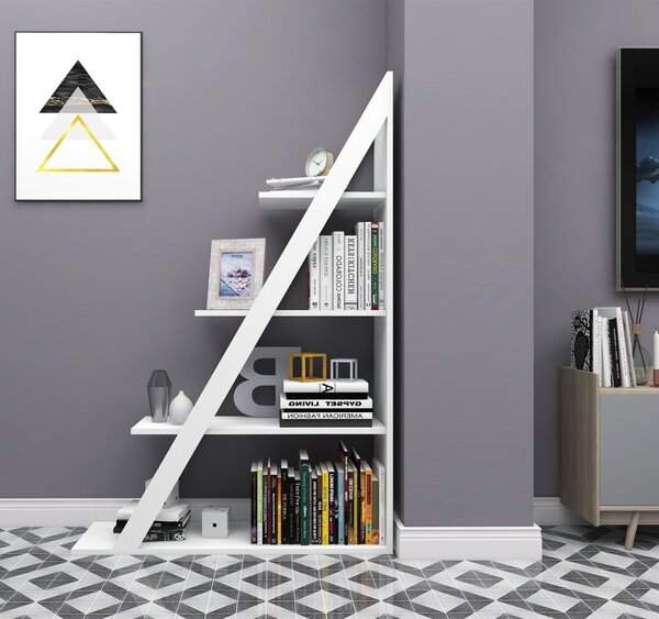 Biblioteca Arven Alb 100x150x29.5 cm