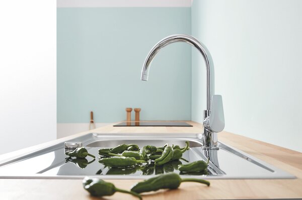 Grohe BauEdge baterie bucătărie pe picior StarLight Chrome 31367001