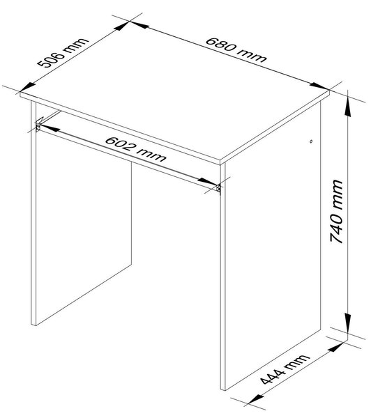 Masă PC Shakti (stejar sonoma). Promo -19%. 1128572