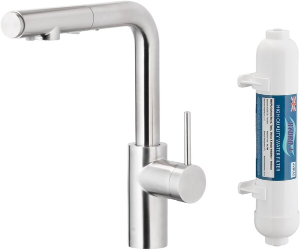 KFA Armatura Duero Pure Basic baterie de bucatarie cu filtru pe picior inox 6623-112-22