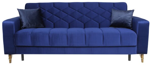 Canapea extensibilă Lisa Albastru 82 103 cu 3 locuri