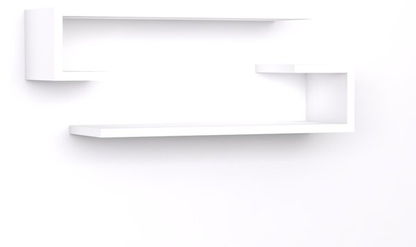 Raft de perete Eldo Alb 60x15x19.6 cm