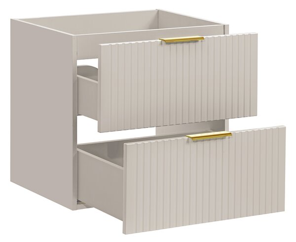 Comad Adel Cashmere dulap 60x46x57 cm sub chiuveta pe perete bej ADEL CASHMERE 82-60-2S