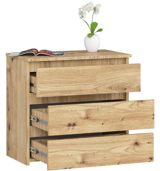 Comodă Cleania CL3 (stejar artisan). Promo -19%. 1128595