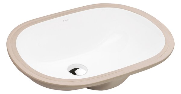 Oltens Gapa lavoar 56x41 cm ovale sub blat alb luciu 40604000