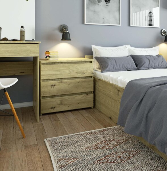 Comodă Cleania CL3 (stejar artisan). Promo -19%. 1128595
