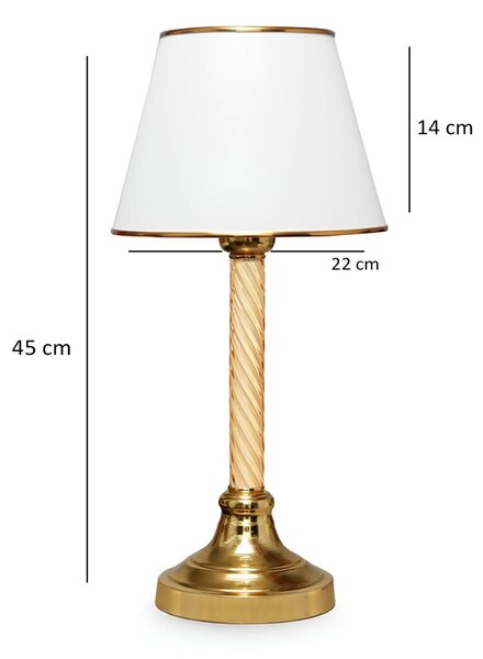 Veioza AYD-2979 Alb 22x14x45 cm