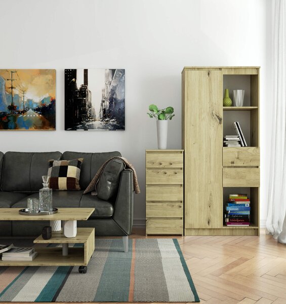Comodă Cipriano III (stejar artisan). Promo -15%. 1128613