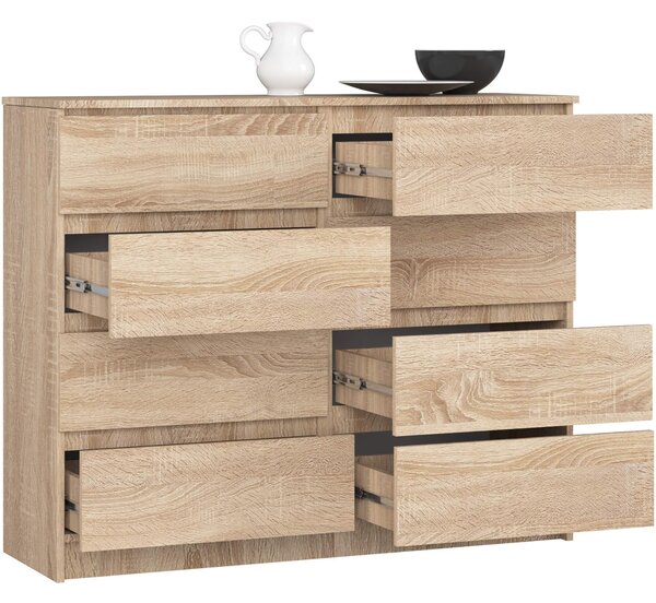 Comodă Kapil II (Stejar sonoma). Promo -20%. 1128620