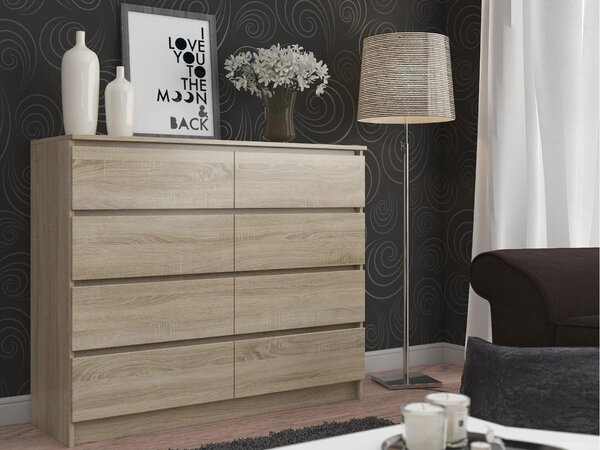 Comodă Kapil II (Stejar sonoma). Promo -20%. 1128620