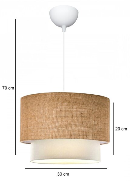 Lustra AYD-2999v Bej 70x30x20 cm