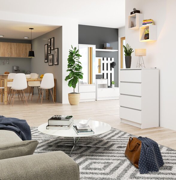 Comodă Kadir TYP2 (Alb). Promo -17%. 1128626
