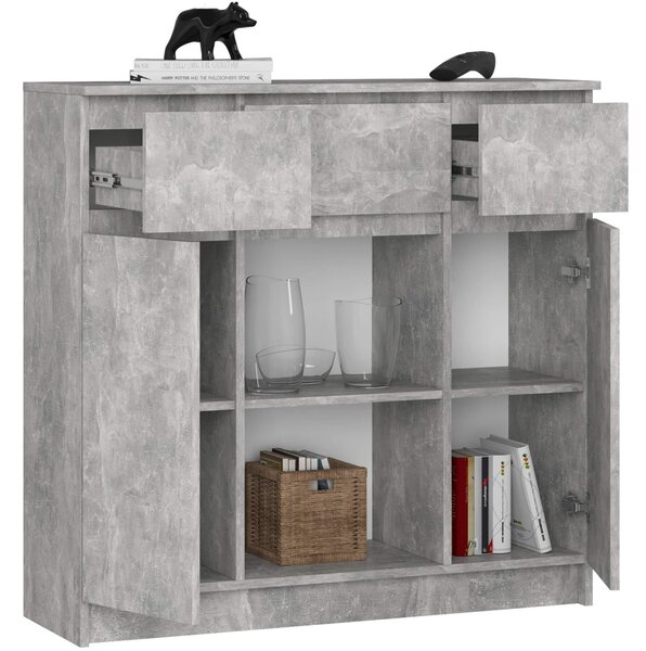 Comodă Kalista VII (beton). Promo -19%. 1128629