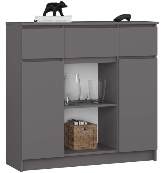 Comodă Kalista VII (grafit gri). Promo -13%. 1128636
