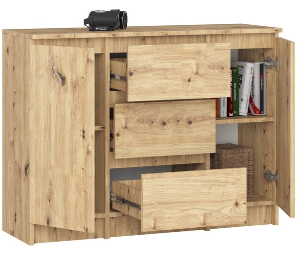 Comodă Kalista VI (Stejar artisan). Promo -17%. 1128641