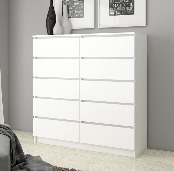 Comodă Kapil III (alb). Promo -13%. 1128647