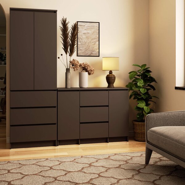 Comodă Kalista VI (grafit gri). Promo -20%. 1128645