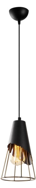 Lustra Sivani Tel Negru 17x17x124 cm