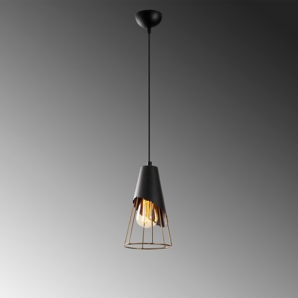 Lustra Sivani Tel Negru 17x17x124 cm