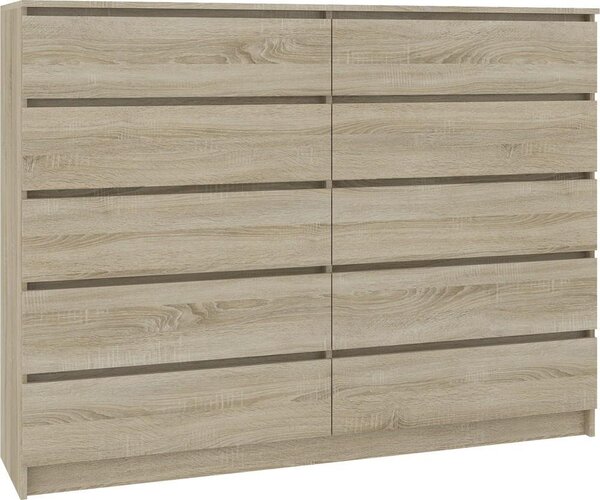 Comodă Kurtinaitis 10SZ (Stejar sonoma). Promo -13%. 1128684