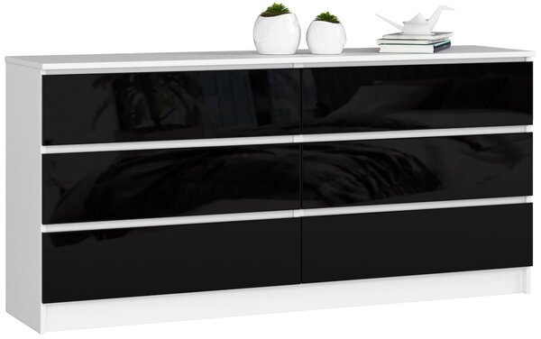 Comodă Koa III (negru lucios). Promo -11%. 1128704