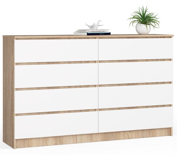 Comodă Koa IV (stejar sonoma + alb). Promo -17%. 1128709