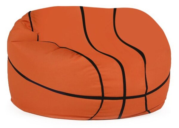 Fotoliu puf de gradina Basketball Rosu 70x70x45 cm