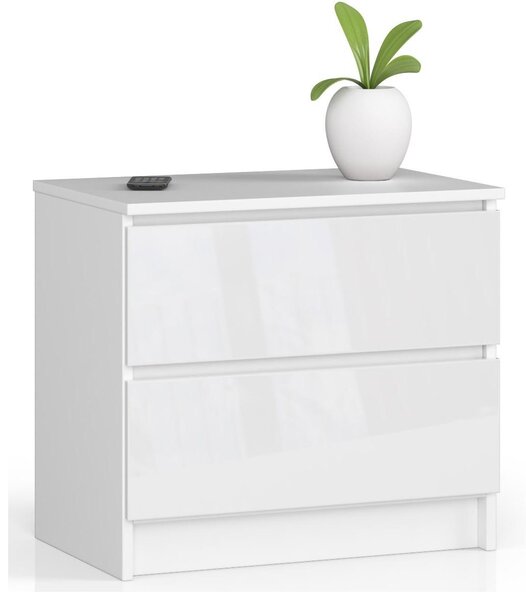 Comodă Kalista (alb lucios). Promo -14%. 1128718