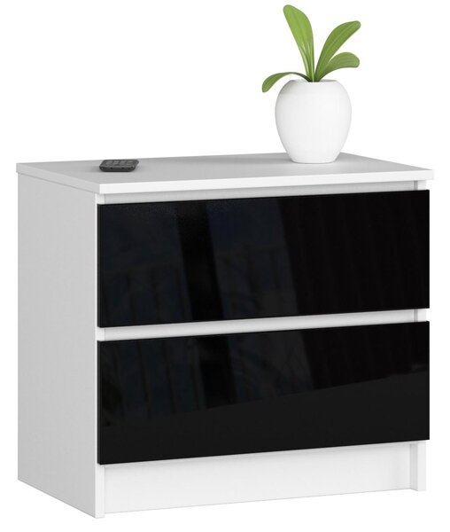 Comodă Kalista (negru lucios). Promo -20%. 1128719