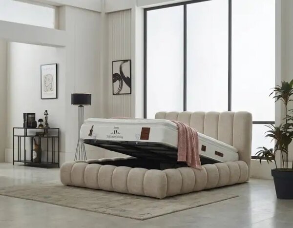 Pat tapițat modern de lux 2 persoane Palermo