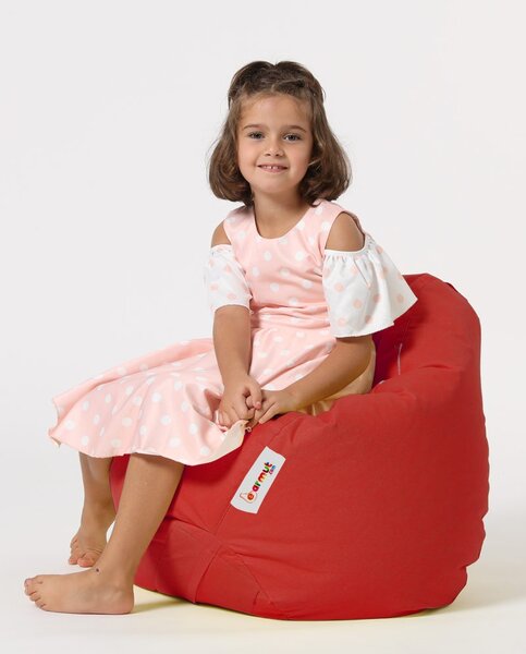 Fotoliu puf de gradina Premium Rosu 60x60x25 cm