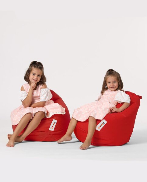 Fotoliu puf de gradina Premium Rosu 60x60x25 cm