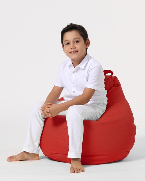 Fotoliu puf de gradina Premium Rosu 60x60x25 cm
