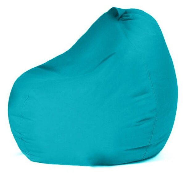 Fotoliu puf de gradina Premium Turcoaz 60x60x25 cm